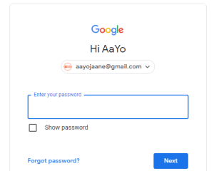 find your google account 3