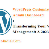 WordPress Customize Admin Dashboard : revealing hidden website management: a 2023 Guide 