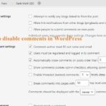 How to disable comments in WordPress, Inserting Calling button, WhatsApp button, Automatic Chat, Sign Up Form